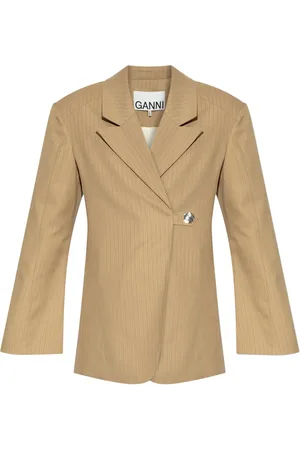 Ganni Striped blazer