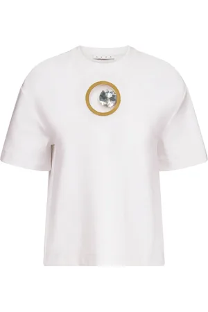 AREA Crystal-embellished T-shirt
