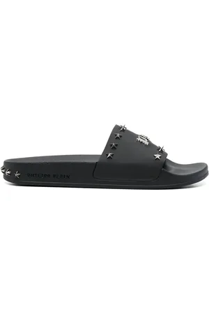 Philipp Plein Gothic Plein studded slides