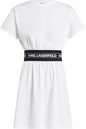 Karl Lagerfeld Logo-tape T-shirt dress