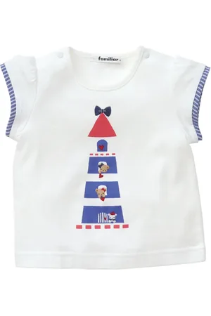 Familiar Motif-embroidered T-shirt
