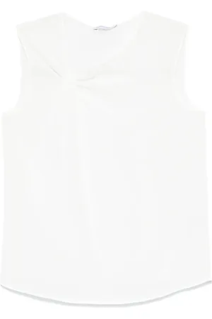 Patrizia Pepe Draping-detailed top
