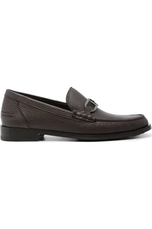 Fendi O???Lock leather loafers