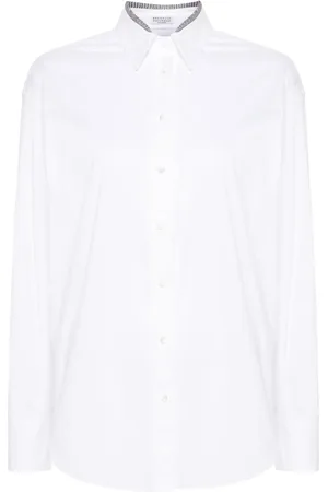 Brunello Cucinelli Bead-detailed shirt