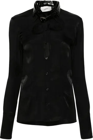 COPERNI Belted-collar shirt