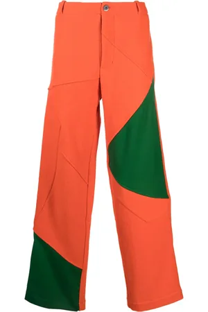 Kiko Kostadinov Aspasia panelled wide-leg trousers