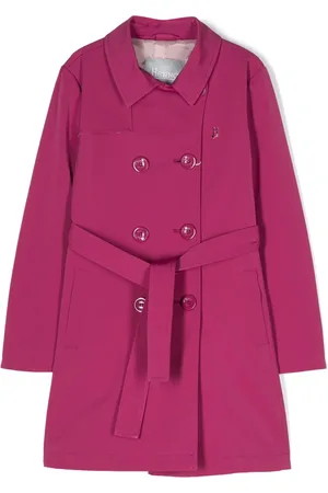 HERNO Logo-plaque faille trench coat