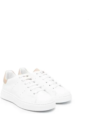 COLORICHIARI Stud-embellished leather sneakers