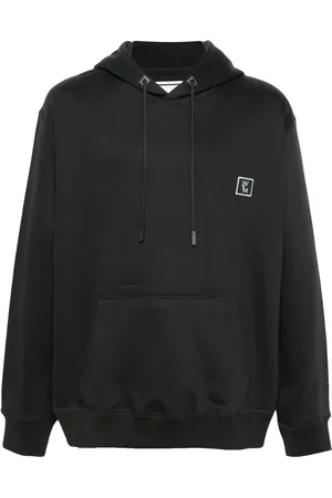 WOOYOUNGMI Logo-patch cotton hoodie