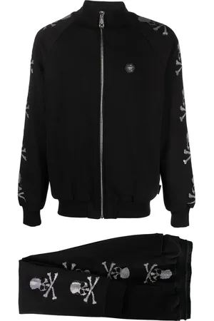 Philipp Plein Skull-motif track jacket