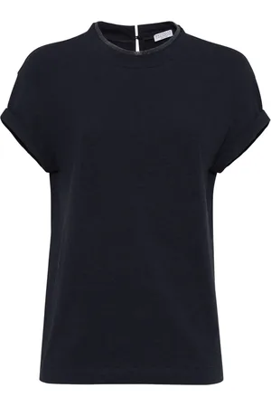 Brunello Cucinelli Keyhole detail T-shirt