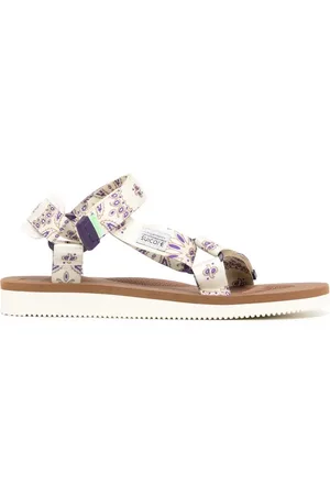 SUICOKE DEPA-Cab paisley-print sandals