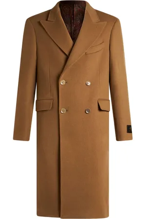 Etro Double-breasted cashmere coat