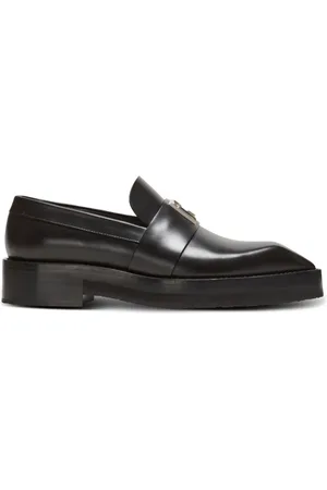 Balmain Ben logo-lettering loafers