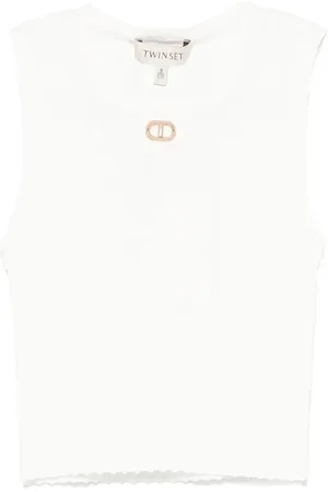 Twin-Set Ribbed tank top