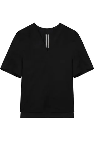 Rick Owens V-neck cotton T-shirt