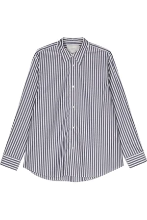 STUDIO NICHOLSON Striped cotton shirt