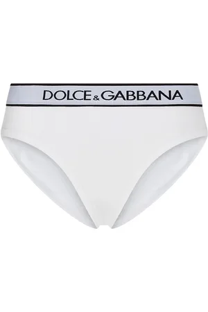 Dolce & Gabbana Logo-waistband ribbed briefs