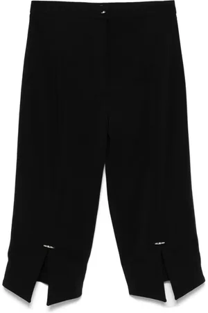 MUGLER Pierced cropped trousers