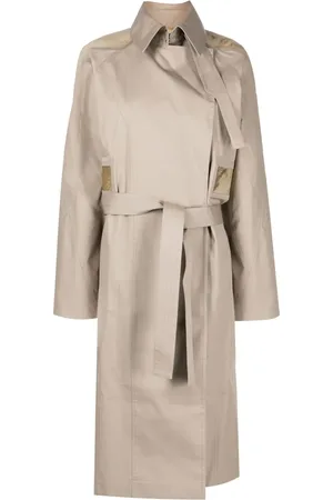 Boyarovskaya Layered belted trench coat