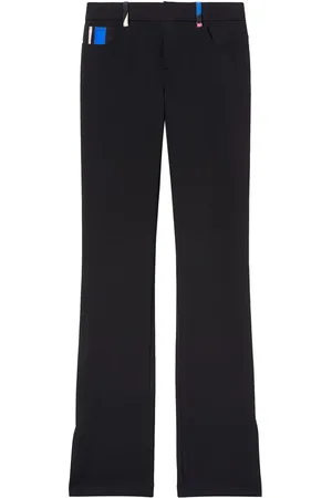 Puccini Marmo-print straight-leg trousers