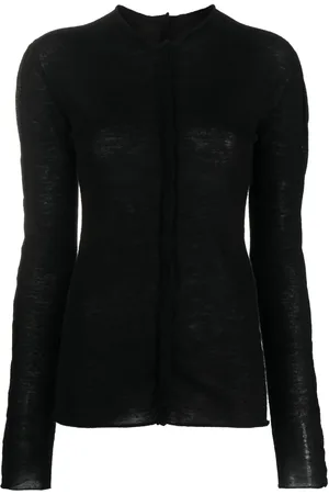 UMA WANG Vertical-seamed cashmere jumper