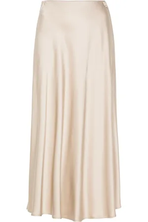 HERNO Satin midi skirt