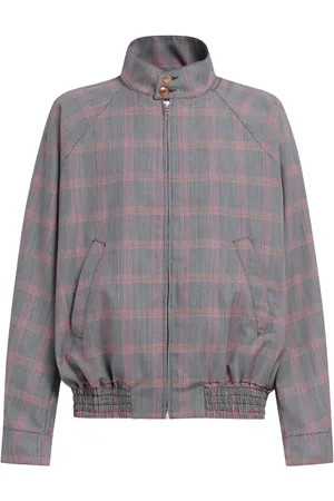 Marni Plaid-check bomber jacket
