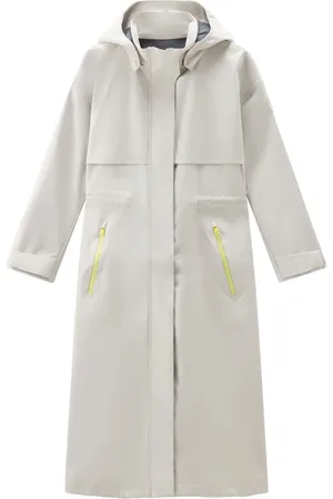 Woolrich Single-breasted hooded parka coat