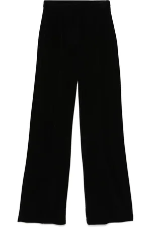 Patrizia Pepe Flared velvet trousers