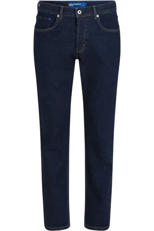Karl Lagerfeld Mid-rise tapered-leg jeans