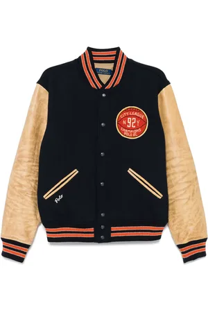 Ralph Lauren Chenille-patch bomber jacket