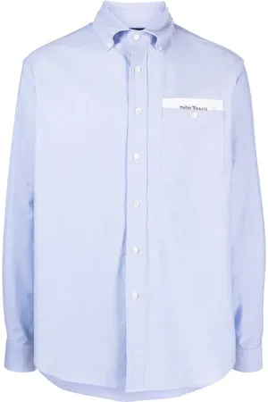 Palm Angels Sartorial-tape cotton shirt