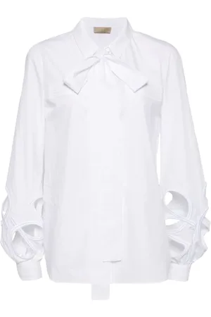 Elie saab Cut-out cotton shirt