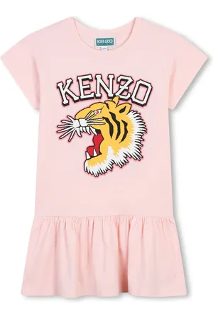 Kenzo Tiger-print cotton dress