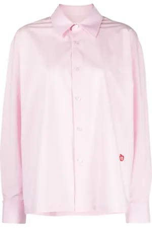 Alexander Wang Logo-patch cotton shirt
