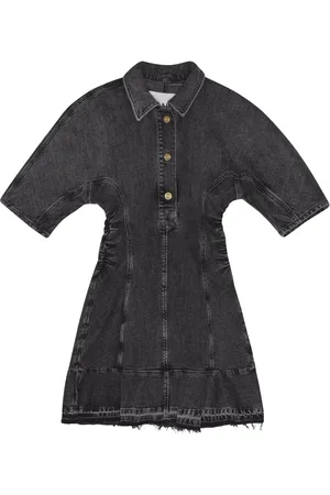 Ganni Tint-edge denim mini dress
