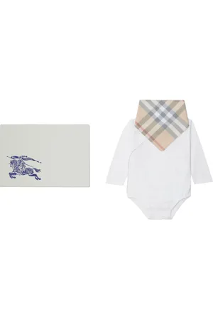 Burberry Cotton two-piece baby gift set