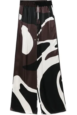 Kiton Abstract-print trousers