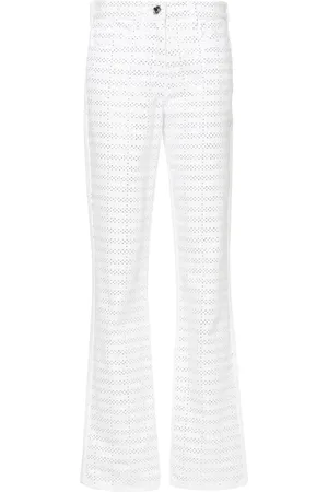 GENNY Rhinestone-embellished straight-leg jeans