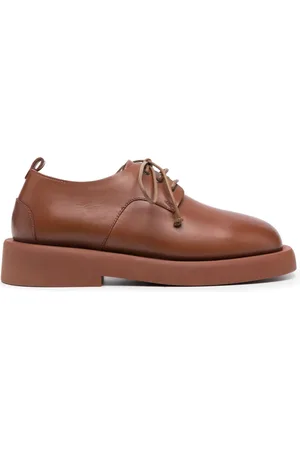MARSÈLL Lace-up leather oxford shoes