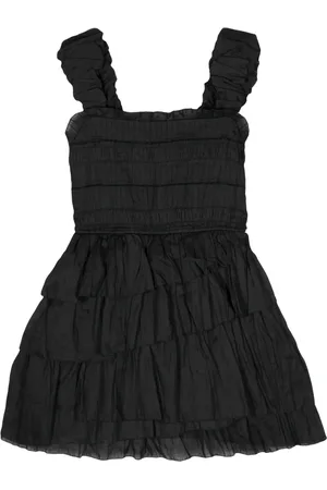 SEA Cole smocked ramie dress