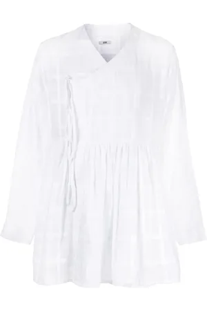BODE Off-centre cotton shirt
