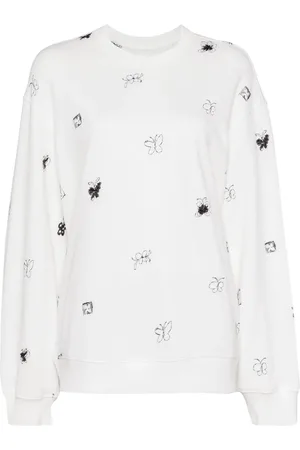 JNBY Butterfly embellished sweatshirt