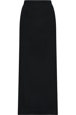 Dolce & Gabbana High-slitted cady maxi skirt