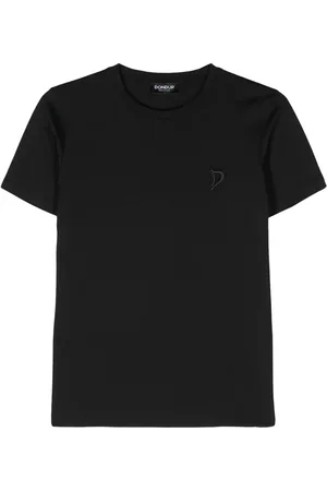 Dondup Logo-embroidered cotton T-shirt