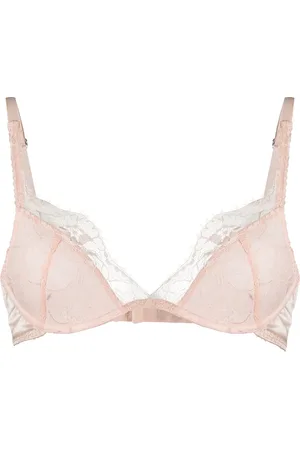 Fleur of England Lace-embellished plunge bra