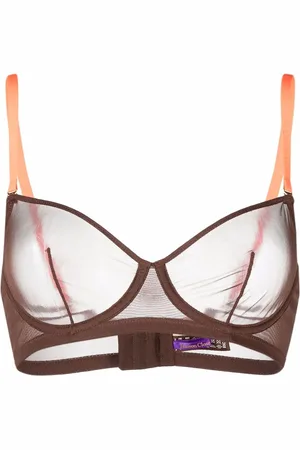 MAISON CLOSE Mesh underwired bra