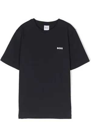 HUGO BOSS Logo-embossed cotton T-shirt