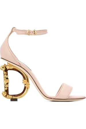 Dolce & Gabbana Baroque DG 105mm leather sandals